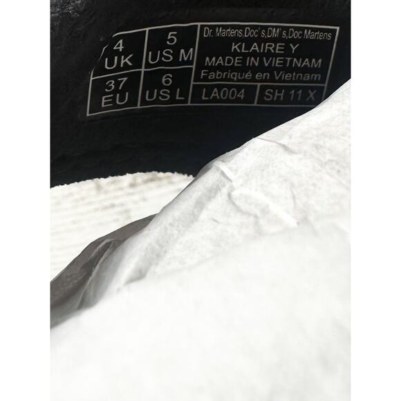 NEW Youth Dr. Martens Klaire Y Black Strappy Sandals Sz 5 - Picture 9 of 12